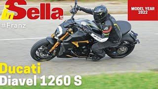 Ducati Diavel 1260 S quotBlack and Steelquot test [upl. by Yenhpad]