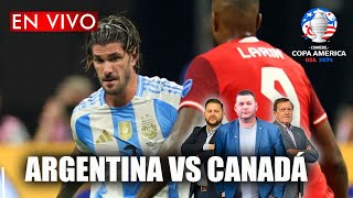 ARGENTINA VS CANADÁ en vivo COPA AMERICA 2024 [upl. by Euh]