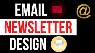 Mailchimp Email Newsletter Template Design Tutorial [upl. by Anwahsiek]