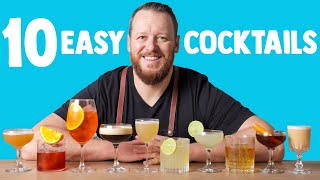 10 Cocktails Every Beginner Can Make [upl. by Lehsreh]