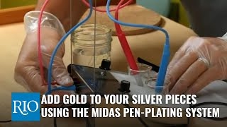 Add Gold To Your Silver Pieces Using The Midas PenPlating System [upl. by Susej76]