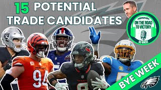 Eagles 15 Potential Trade Candidates  Updated Cap Space Draft Picks Depth Chart amp Practice Squad [upl. by Rennerb]