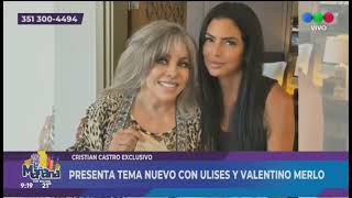 TV Nota de TELEFE a CristianCastro y Mariela que hicimos con LucíaAlcaza Zuliani 8 de nov 2024 [upl. by Turoff]