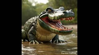 The BIG Silly Crocodile A Tale of Friendship and Misadventure in english story for kids [upl. by Enawyd]