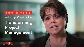 Walbridge Construction Enhances Efficiency with CMiC Software A Customer Success Story [upl. by Airotna]