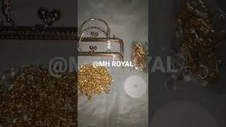 MH ROYAL thank you so muchhandmade beaded bags materials [upl. by Gnal]