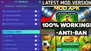 FC Mobile Mega MOD MENU APK 23101  Unlimited Money amp Free Shopping  Download Link 100 Working [upl. by Klarika285]