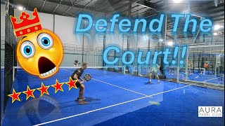 Padel Showdown at Aura Padel Cape Town  Intermediate Defend the Court  Match Highlights [upl. by Clementia765]