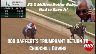 Churchill Downs  Bob Bafferts Triumphant Return  Barnes Debut Win [upl. by Lenci]