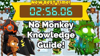 Btd6 Race 301 “Three Four Five” in 25606 No Monkey Knowledge Guide [upl. by Eillehs]