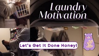 Laundry Motivation amp Clean With Me  Morning Routine with Newborn  AmberBearTV [upl. by Carolee]