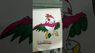 Hawlucha drawingarthawluchapokemon [upl. by Attikin]