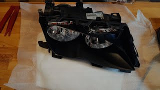 BMW E46 Scheinwerfer Glas tauschen  headlight lenses removal [upl. by Nnagem]