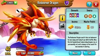 THIS DRAGON SUPPOSED TO BE A HEROIC DRAGON  REDEEMER DRAGON REVIEW Dragon city [upl. by Breed]