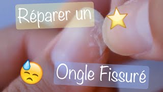 Comment Réparer un Ongle Fissuré♡ [upl. by Anomer]