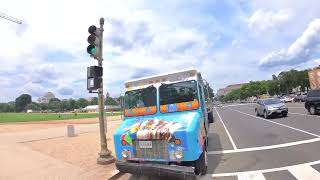 Washington DC Walking tour 4K｜Smithsonian Folklife Festival 2024  National Mall  Food Trucks [upl. by Eiddam]