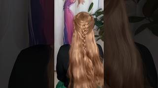 Cute easy hairstyles for long hair ✨🥰hair hairstyles braidsshorts short [upl. by Suoicserp]