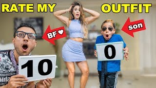 My SON and BOYFRIEND REACTS To My OUTFITS  The Royalty Family [upl. by Leis]