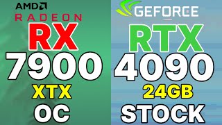 RX 7900 XTX OC VS RTX 4090 VS RTX 4080 7900XTX OVERCLOCK VS STOCK how much it affect performance [upl. by Ynohtnaluap]