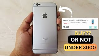 Apple iPhone 6s under 3000 🤯🤯 from Cashify Supersale  TECH ARMY refurbished [upl. by Elumas]