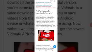 How to download vidmate apk in android phonevidmate download 2022YouTube downloader [upl. by Suoivatco890]