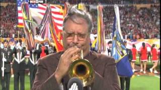 Arturo Sandoval Trumpet National Anthem 1109 Orange Bowl [upl. by Jules]