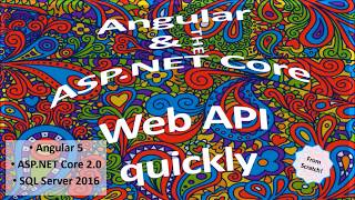 Angular ASPNET Core Web API amp SQL Server Quickly [upl. by Ahtinak]