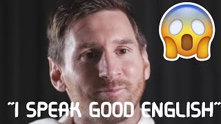 Lionel Messi speaking ENGLISH  messi speaking english shorts messi [upl. by Carrick]