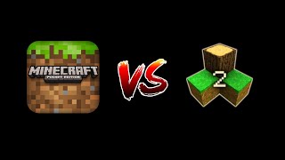 Minecraft vs Survivalcraft 2 [upl. by Moffit81]