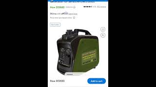 Sale 159 was 369 99 Sportsman GEN1000i 1000 Watt Inverter Generator [upl. by Montagu]