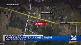 Edmonson county car crash leaves one dead 072624 [upl. by Uokes969]