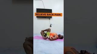 Relief back pain  release exercise back pain shortsfeed youtubeshorts [upl. by Aronoff139]