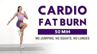 50 min FULL BODY FAT BURN Workout  No Jumping No Squats No Lunges  Standing Cardio Workout [upl. by Dawna138]