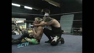 Hammerjack with Lex Victory vs Shane Eden  SCW Wrestling Nashville TN Faigrounds 5142005 [upl. by Zurheide]