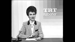 10th April 1984 TRT Turkey TV station continuity news national anthem amp sign off [upl. by Rehm]