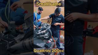 engine on quattrini 200cc shorts vesparacing 2tak [upl. by Watts]