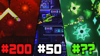 Ranking Every Extreme Demon Ive Completed Top 200  Geometry Dash [upl. by Swamy]