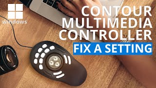 Fix a Contour Multimedia Controller setting Windows by Chris Watkins │ Contour Design [upl. by Ennaimaj]