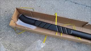 REVIEW AND INSTALL ON TYGER AUTO RIDER  NERF BARS  SIDE STEPS RUNNING BOARDS  2021 GMC CANYON [upl. by Meeharb]