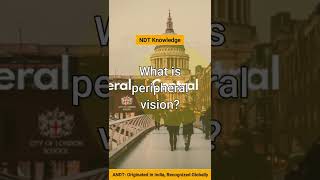 What is Peripheral Vision  Reels  ANDT [upl. by Aileno]