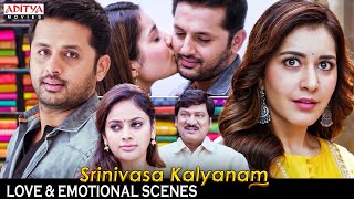 quotSrinivasa Kalyanamquot Movie Love amp Emotional Scenes  Nithiin Rashi Khanna Nandita Aditya Movies [upl. by Zetneuq]