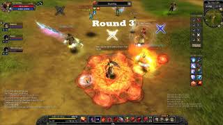 Silkroad Online Warlock Cleric vs Blade Force Thuật sĩ vs Đao Khiên [upl. by Sweyn]