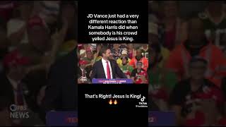 JD Vance declares ‘Jesus is King’ 👑 rally election [upl. by Zonnya279]