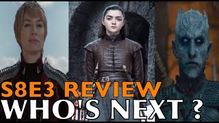 Arya vs Night King  Game of Thrones Season 8 Episode 3 Review  Whos Next on Aryas List [upl. by Jutta]