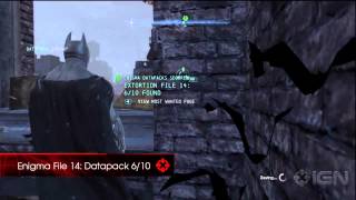 Batman Arkham Origins Walkthrough  Enigma File 14 Locations [upl. by Souza]