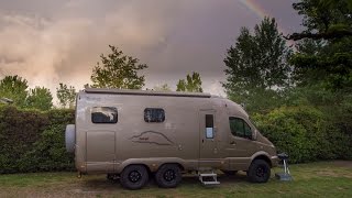 Desert Falcon from Starliner by Maurer  six wheel drive off road motorhome [upl. by Doria]