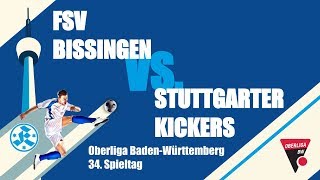 Oberliga BW 34 Spieltag FSV Bissingen vs Stuttgarter KickersSpielbericht [upl. by Laeynad]