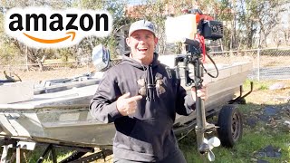 I Bought a 300 Outboard Motor on Amazon Will IT Work [upl. by Cerracchio]