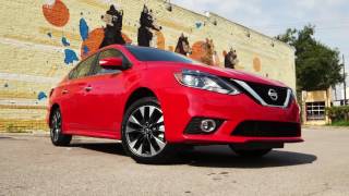 2017 Nissan Sentra SR Turbo makes world debut at Miami Auto Show [upl. by Hairacaz]