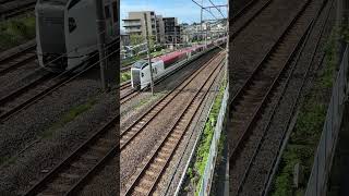 【４K映像】成田エクスプレス 上り電車 Narita Express up train [upl. by Ettezoj]